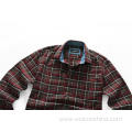 Single Breasted Pure Cotton Men's Versatile Check Shirt